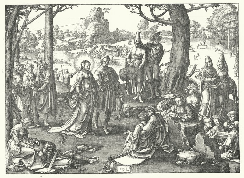 Magdalenan tanssi tekijältä Lucas van Leyden