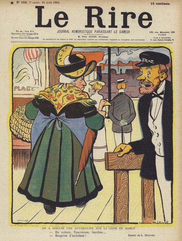 Kuvitus Le Rirelle tekijältä Lucien Metivet