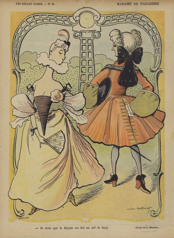 Kuvitus Le Rirelle tekijältä Lucien Metivet