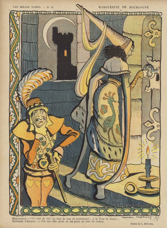 Kuvitus Le Rirelle tekijältä Lucien Metivet