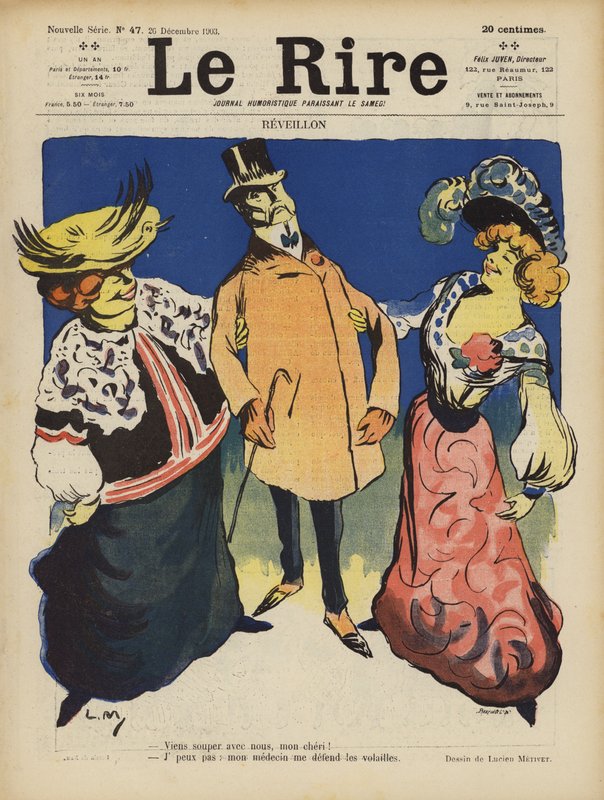 Kuvitus Le Rirelle tekijältä Lucien Metivet