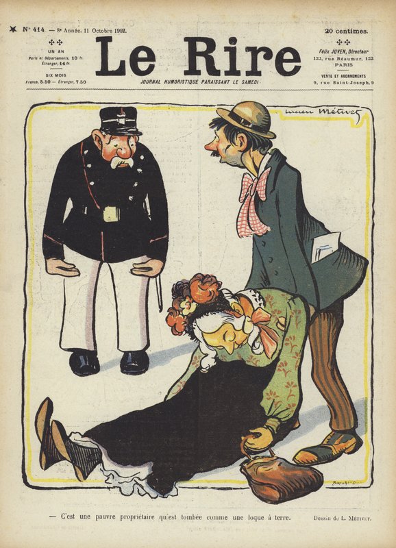 Kuvitus Le Rirelle tekijältä Lucien Metivet