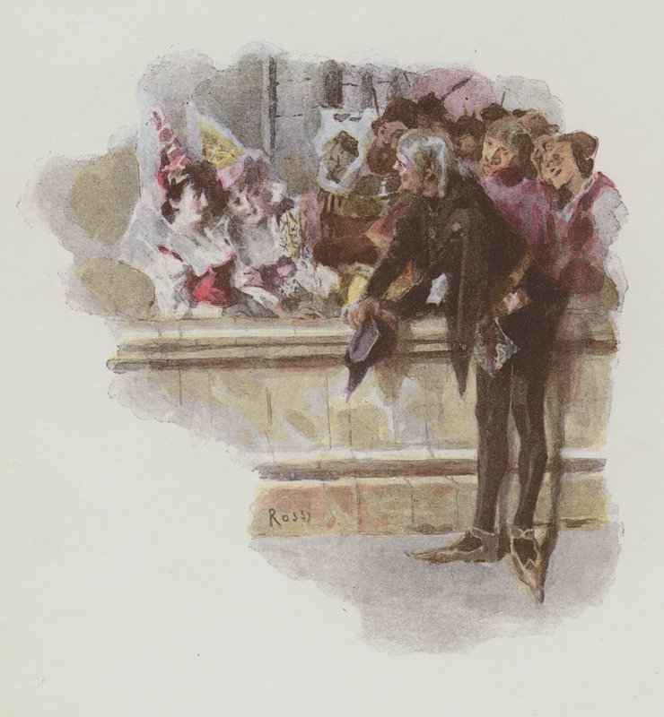 Kuvitus Notre-Dame De Parisille, Victor Hugo tekijältä Lucius Rossi