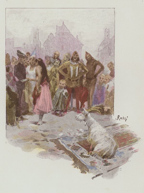 Kuvitus Notre-Dame De Parisille, Victor Hugo tekijältä Lucius Rossi