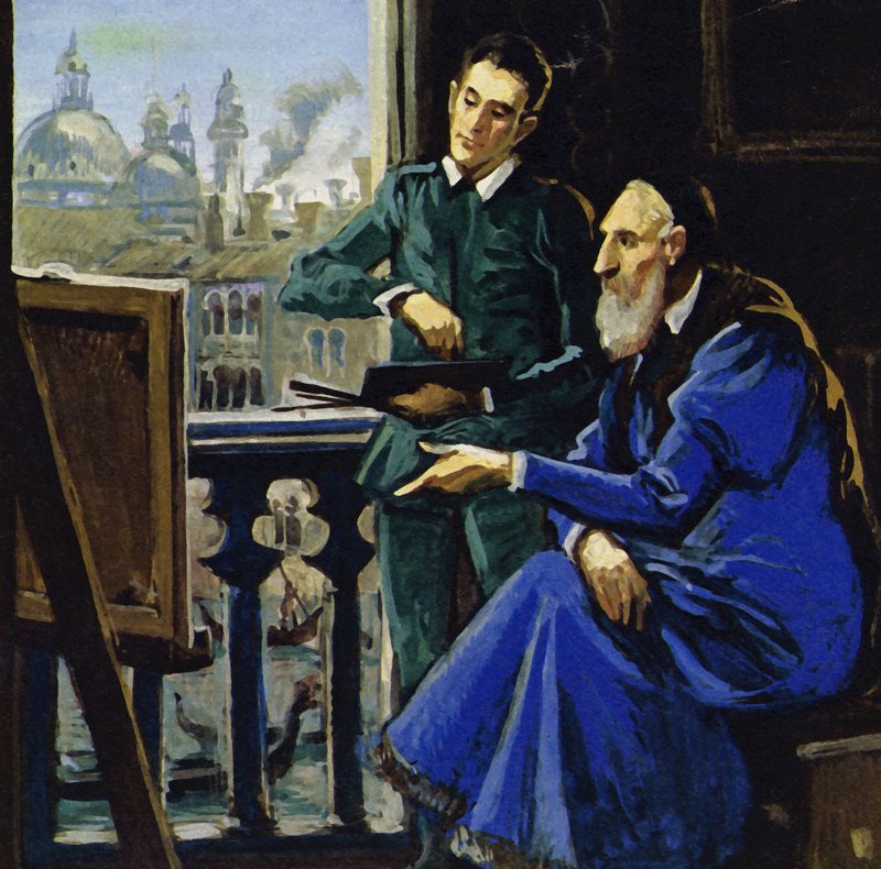 Dominico Theotocopuli, joka tunnettiin maailmalla paremmin nimellä El Greco (kreikkalainen) (värilitografia). tekijältä Luis Arcas Brauner