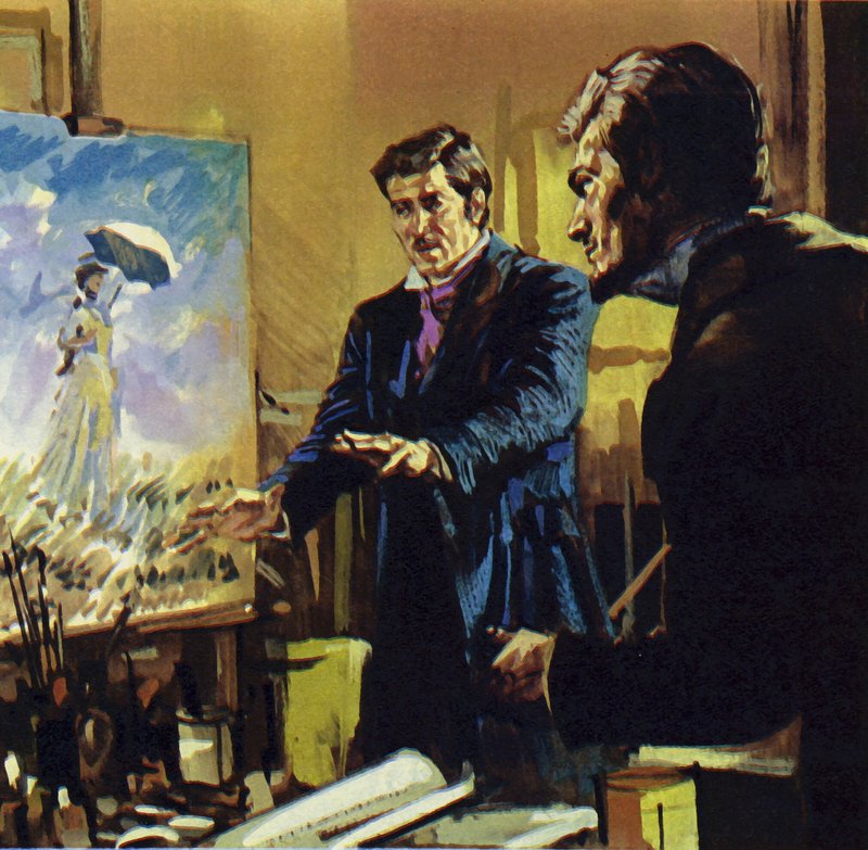 Renoir työskenteli ystävänsä Monet