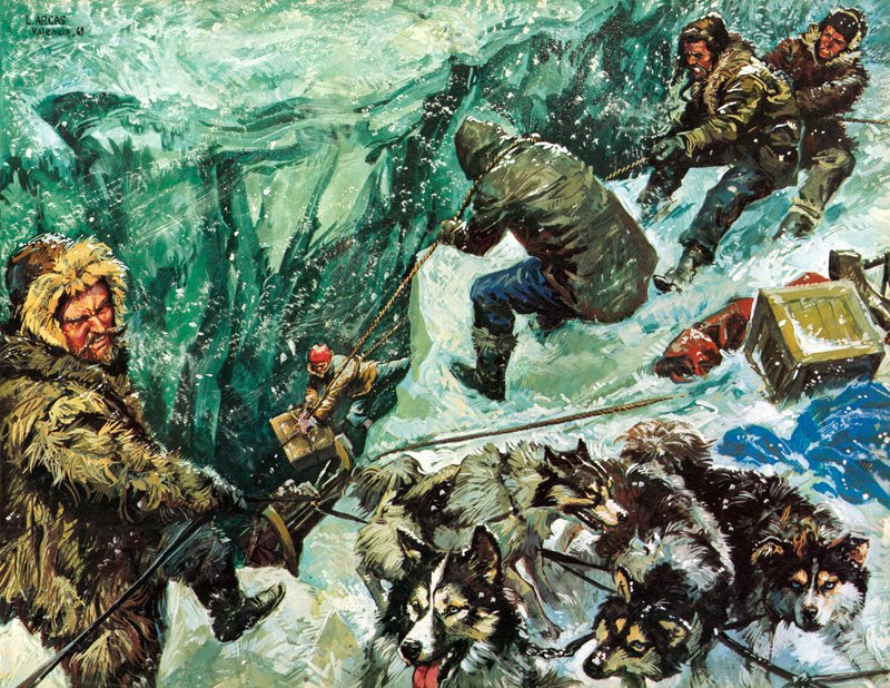 Roald Amundsenin matka etelänavalle tekijältä Luis Arcas Brauner