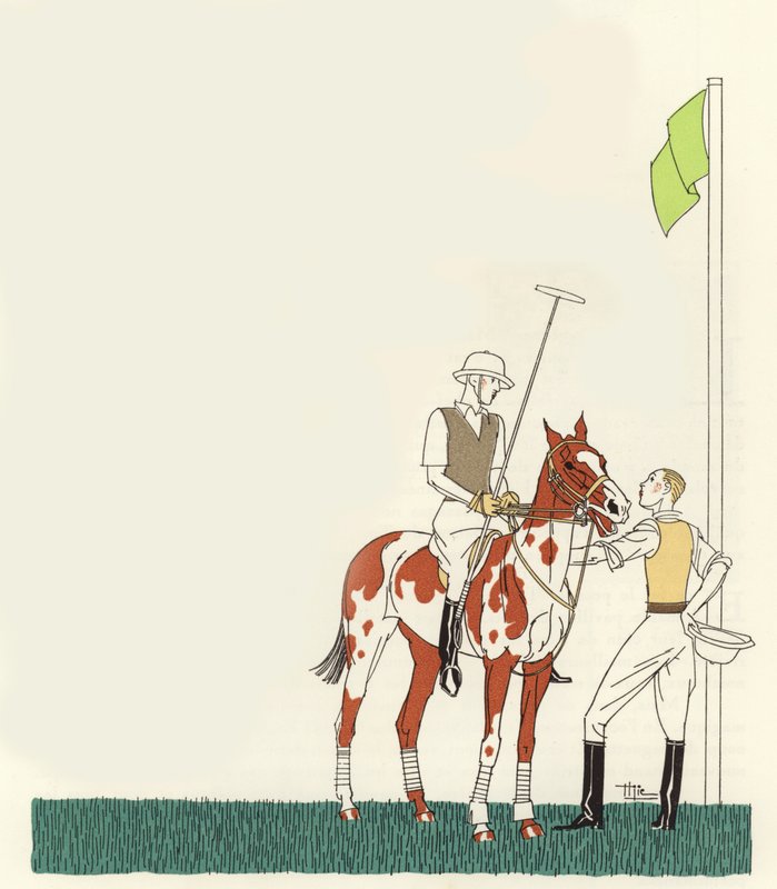 Polo (värilitografia) tekijältä Marcel Jacques Hemjik