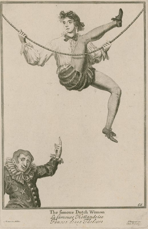 Bartholomew Fair, Lontoo: Hollantilainen nainen, 1687 tekijältä Marcellus the Elder Laroon
