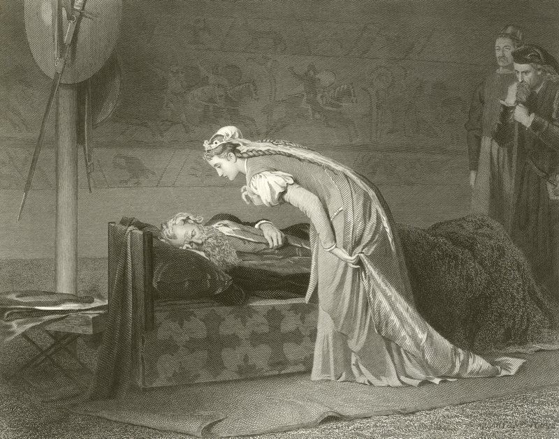 Lear ja Cordelia tekijältä Marcus Stone