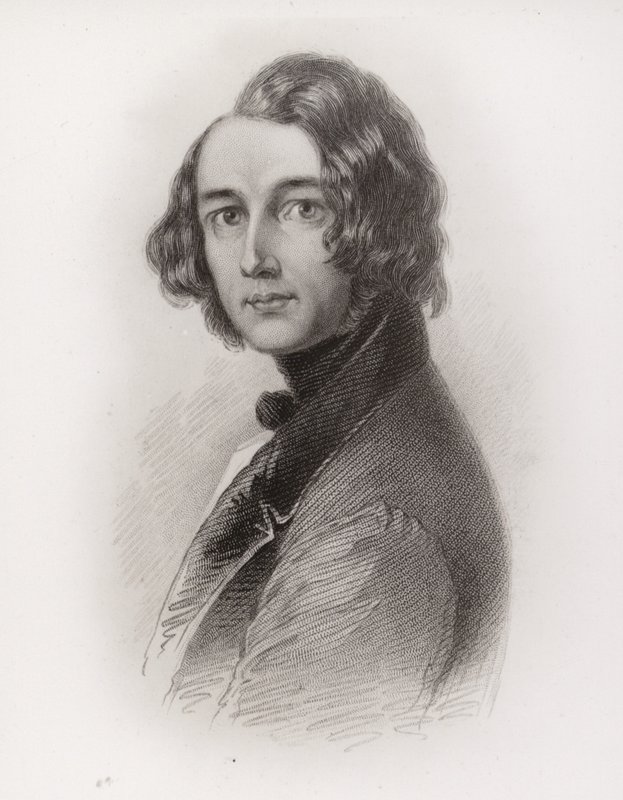 Charles Dickens (1812-1870), englantilainen kirjailija, 1844 tekijältä Margaret Gillies