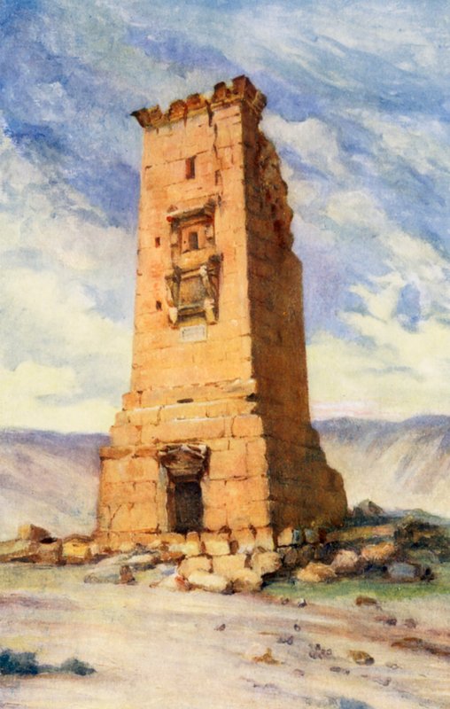 A Mortuary Tower, Palmyra (värilitro). tekijältä Margaret Thomas