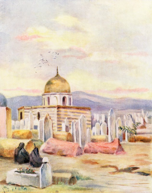Sitti Fatmehin, Mohammedin tyttären, hauta, Meidan, Damaskos (värilitro). tekijältä Margaret Thomas