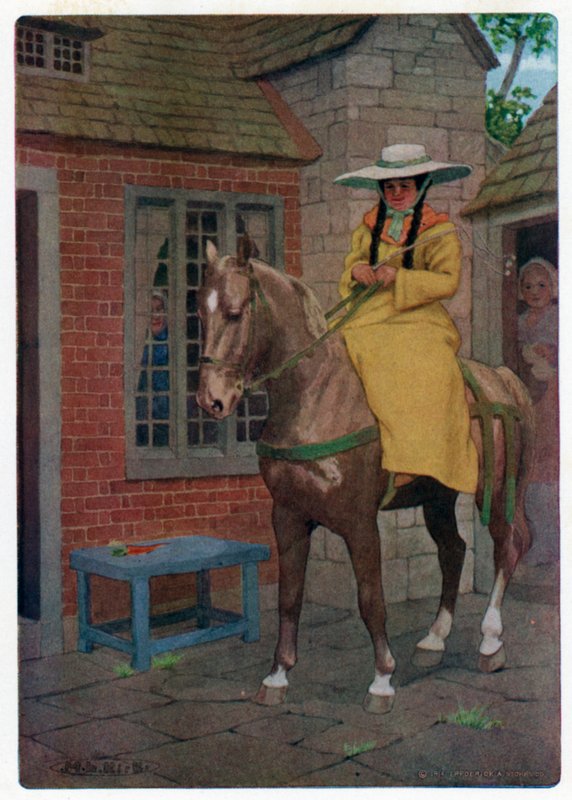 Chaucerin Canterbury Tales: The Wife of Bathin (värilitho) tekijältä Maria Louise Kirk