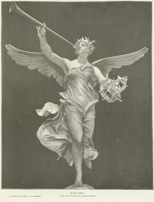 Allegoria maineesta tekijältä Marius Jean Antonin Mercie