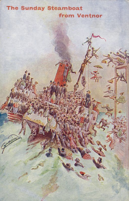 Sunnuntaihöyrylaiva Ventnorista, Isle of Wight tekijältä Martin Cynicus Anderson