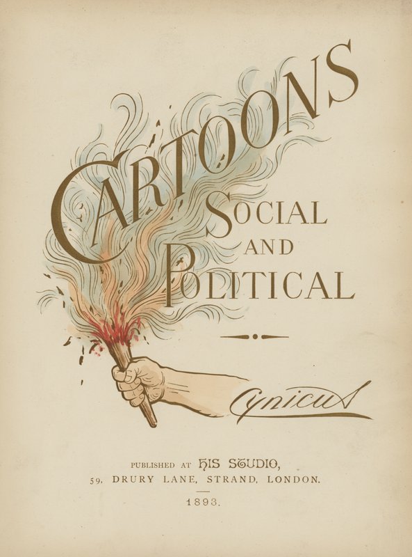 Nimisivukuvitus Cynicuksen sarjakuviin Social and Political tekijältä Martin Cynicus Anderson