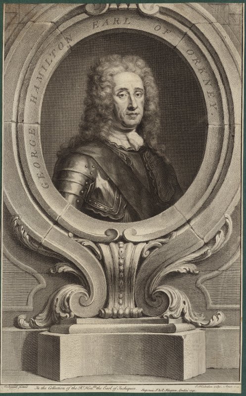 Orkneyn jaarlin George Hamiltonin muotokuva tekijältä Martin Maingaud