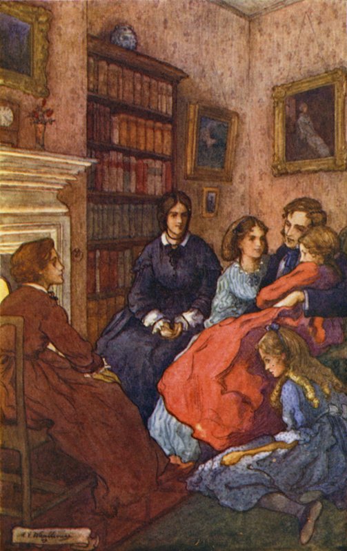 Kuvitus pienille naisille tekijältä Mary V. Wheelhouse