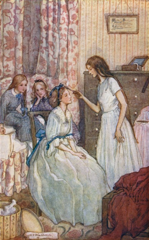 Kuvitus pienille naisille tekijältä Mary V. Wheelhouse