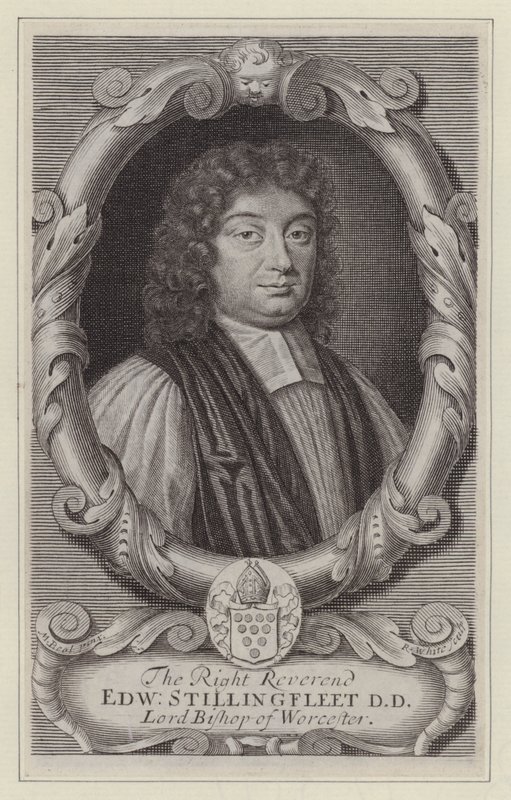 Edward Stillingfleet, Worcesterin piispa (kaiverrus) tekijältä Mary (after) Beale