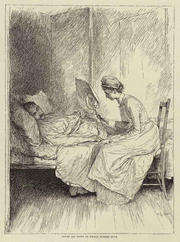 Honnor Mortenin kuvitus teokseen The Story of a Nurse, Honnor Morten. tekijältä Mary L. Gow