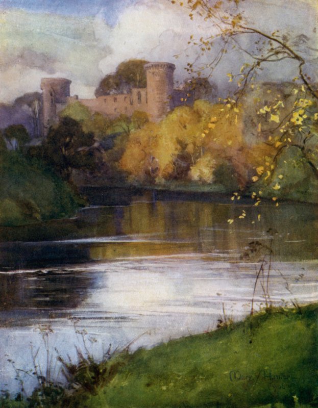 Castelo de Bothwell (lito colorido) finlandês tekijältä Mary Young Hunter