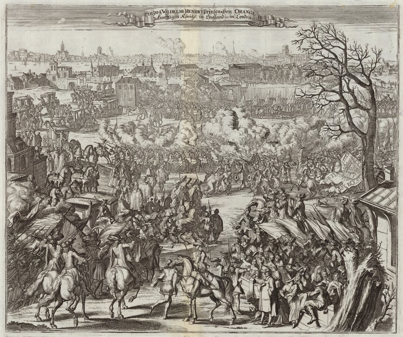 William II, Orangen prinssi ja Englannin kuningas tekijältä Mattaus the Younger Merian