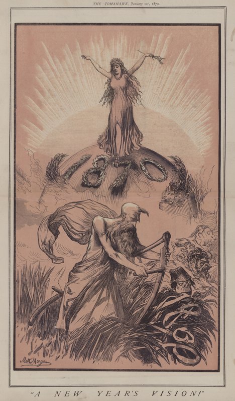 Uudenvuoden visio (väri litho) tekijältä Matthew