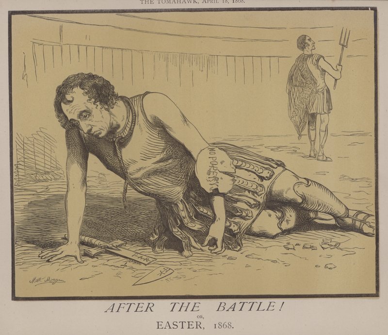 Taistelun jälkeen! tai pääsiäinen 1868 (väri litho) tekijältä Matthew