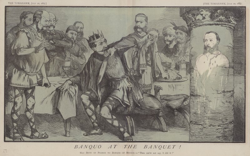 Banquo at the Banquet (väri litho) tekijältä Matthew