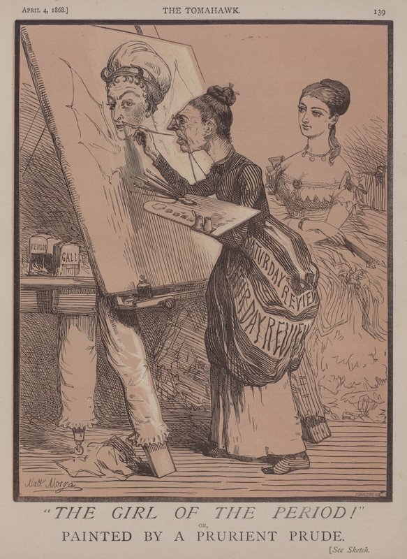 Aikakauden tyttö! tai, maalannut Prurient Prude (väri litho) tekijältä Matthew