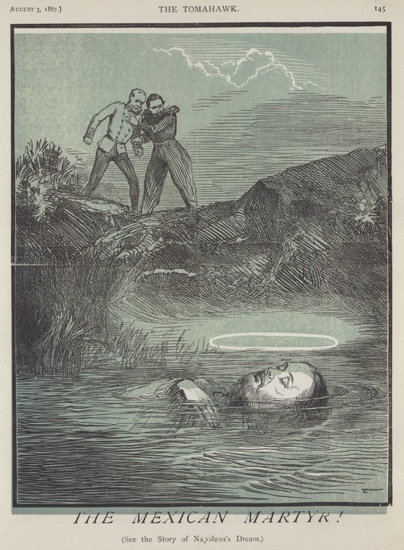 Meksikon marttyyri (väri litho) tekijältä Matthew