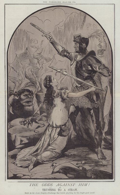 Todennäköisyys Häntä vastaan! tai Pilliin luottaminen (väri litho) tekijältä Matthew