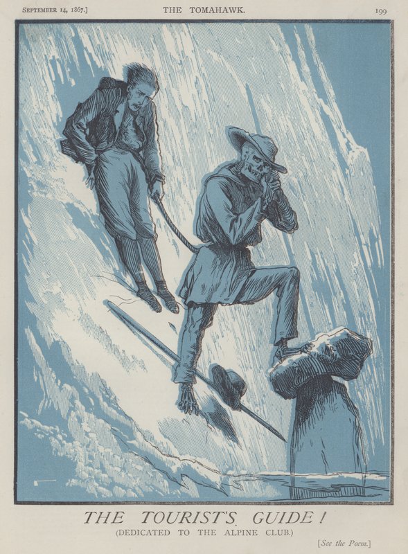 Matkailijan opas! (väri litho) tekijältä Matthew