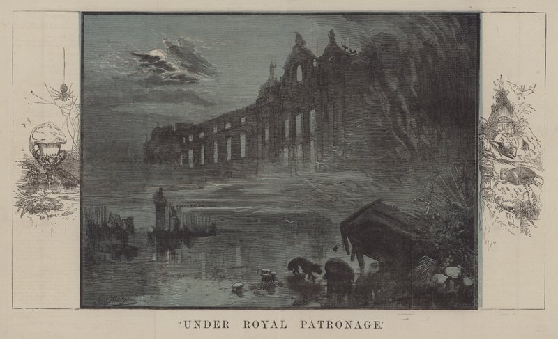 Kuninkaallisen suojeluksessa (väri litho) tekijältä Matthew