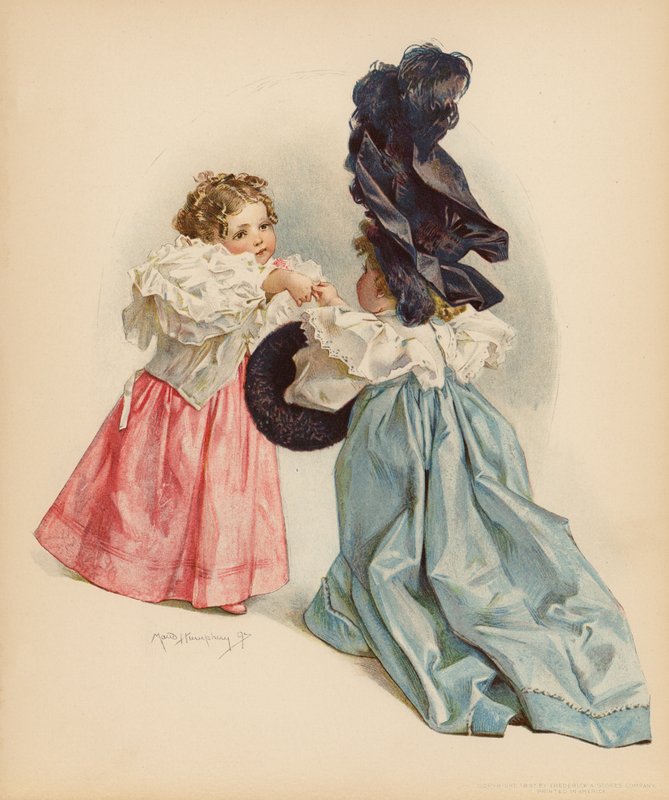 Soitto (väri litho) tekijältä Maud Humphrey