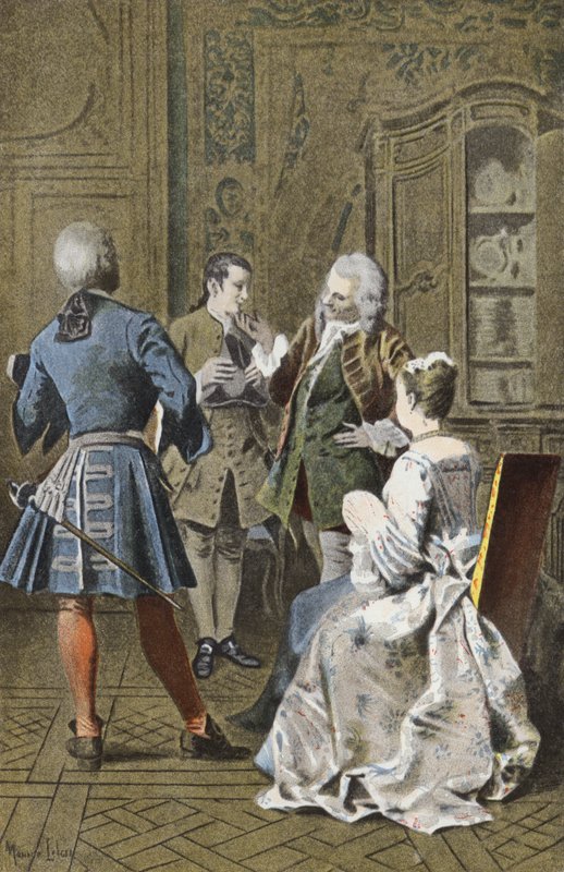 Monsieur G M:n talossa tekijältä Maurice Leloir