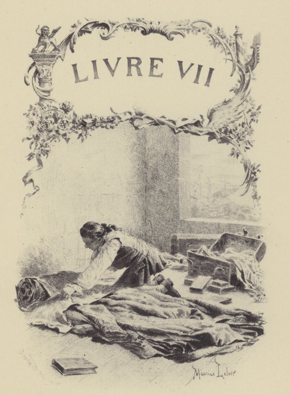 Kuvitus kirjaan VII Jean-Jacques Rousseaun tunnustuksista tekijältä Maurice Leloir