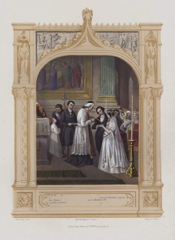 Avioliiton siunaus tekijältä Maurice Leloir