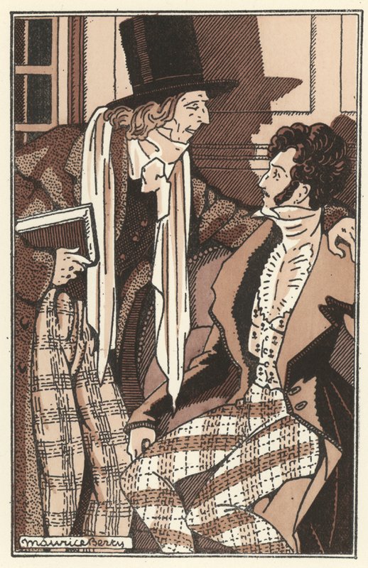 Kuvitus Scenes de la Vie de Boheme, Henri Murger (litho) tekijältä Maurice Berty