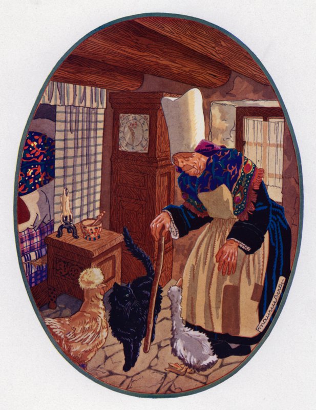 Ruma ankanpoikanen (väri litho) tekijältä Maurice Berty