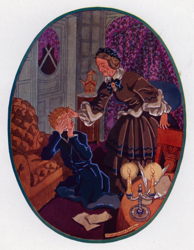 Tädin hammassärky (väri litho) tekijältä Maurice Berty