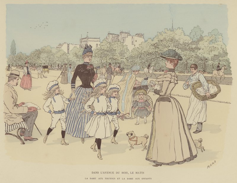 Il·lustració per a Paris Brillant (litografia en color) finlandès tekijältä Maurice Charles Mathieu Bonvoisin