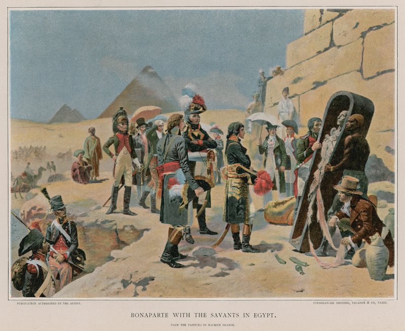 Bonaparte ja oppineet Egyptissä tekijältä Maurice Henri Orange