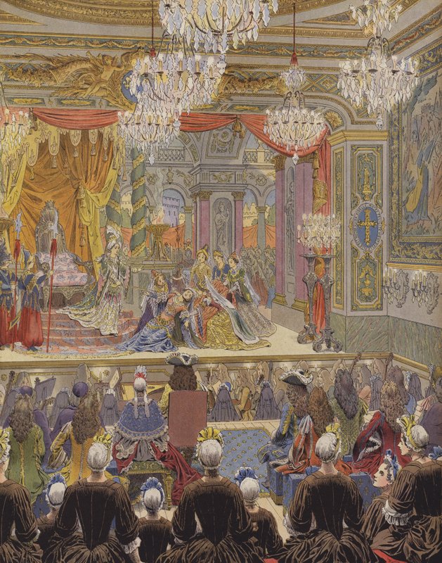 Les Demoiselles de Saint-Cyrin Racines Estherin ensiesitys tekijältä Maurice Leloir