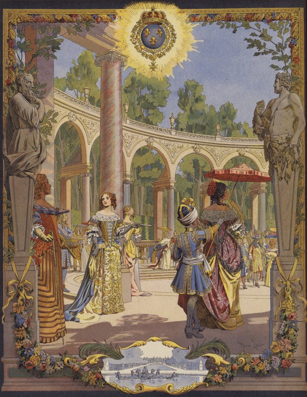 Kuningas Ludvig XIV vierailee Versailles