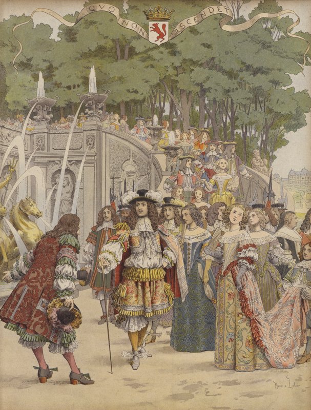 Nicolas Fouquet vastaanottaa kuningas Ludvig XIV:n Vaux