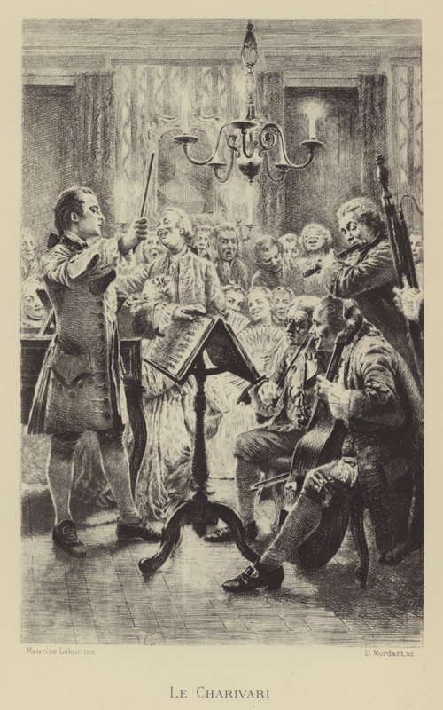 Charivari (kaiverrus) tekijältä Maurice Leloir