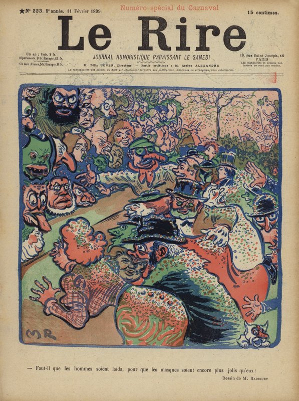 Kuvitus Le Rirelle tekijältä Maurice Radiguet